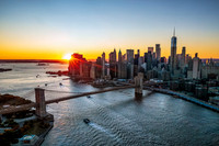 Sunset over Lower Manhatten