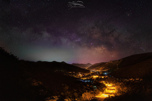Night Sky over Bisbee