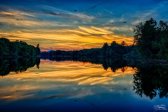 Penobscot River Sunset