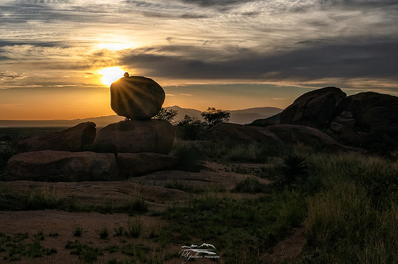 Sunset at Apple Rock II