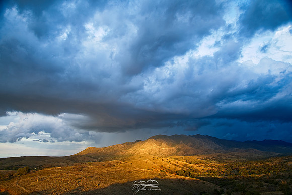 Sunset on the Huachucas