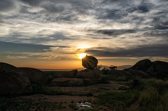 Sunset at Apple Rock
