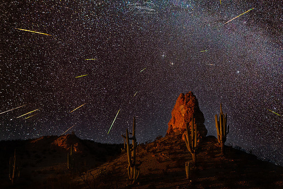 Geminids at Red Shirt Rock