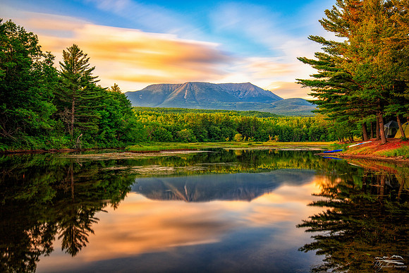 A Katahdin View from the Penobscot River