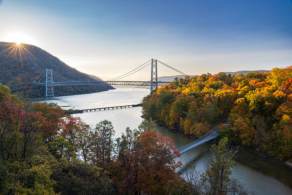 Sunrise at Three Bridges